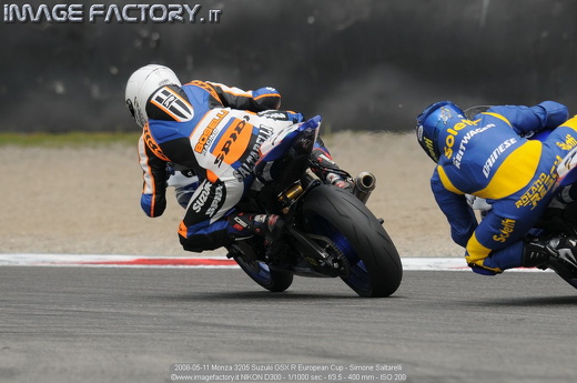 2008-05-11 Monza 3205 Suzuki GSX R European Cup - Simone Saltarelli